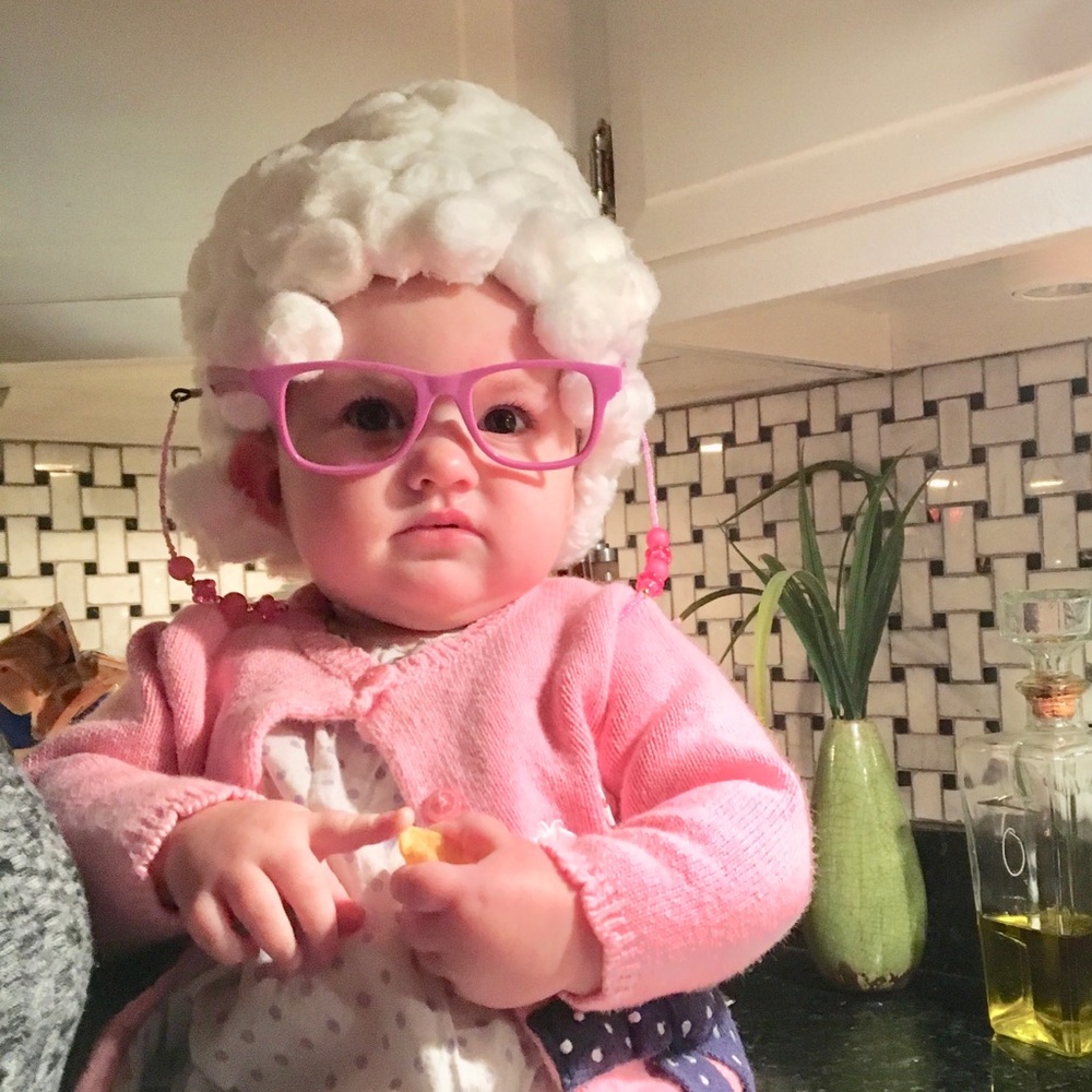 “Old Lady” baby costume